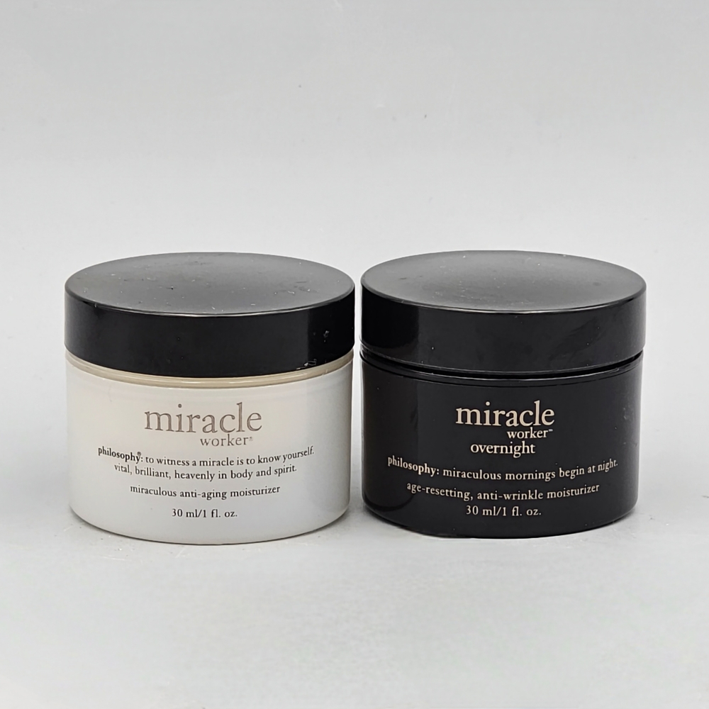 Philosophy Miracle Worker Anti-Aging Moisturizer Set - 30ml/1 fl oz Each